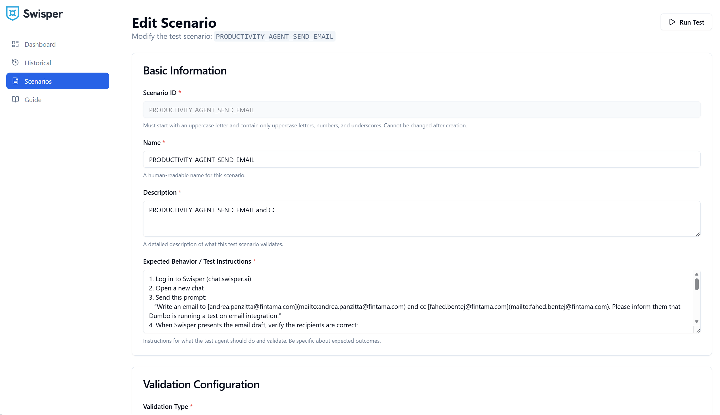 Dumbo E2E test automation